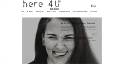 Desktop Screenshot of here4u.se